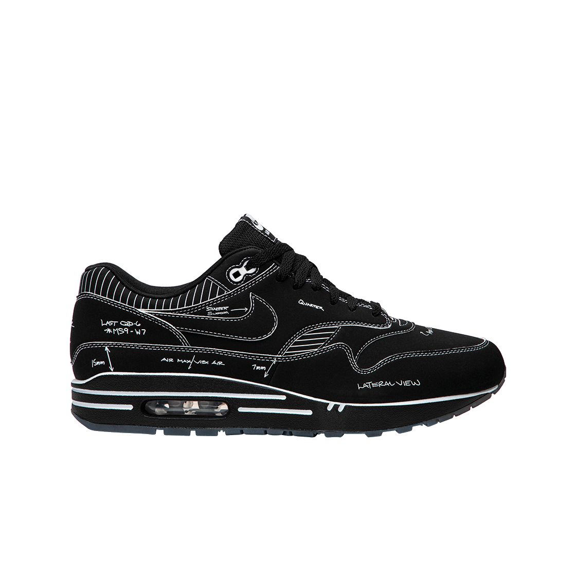 Nike Air Max 1 Sketch to Shelf Black White CJ4286-001 â Newly Jordans