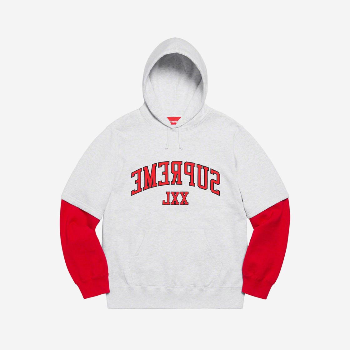 슈프림 XXL 후드 스웨트셔츠 애쉬 그레이 (20SS) SUPREME 슈프라이즈