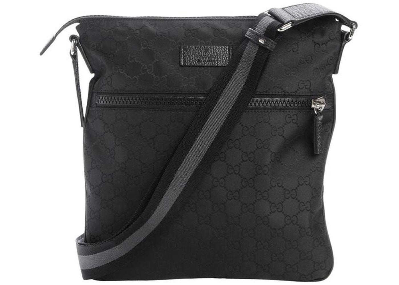 Gucci GG Messenger Bag Small Guccissima Black