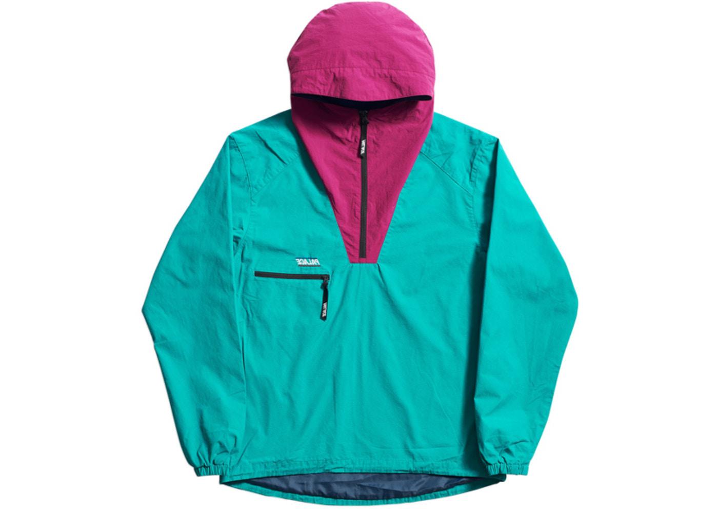 Palace Outer Shell Smock Teal/Raspberry