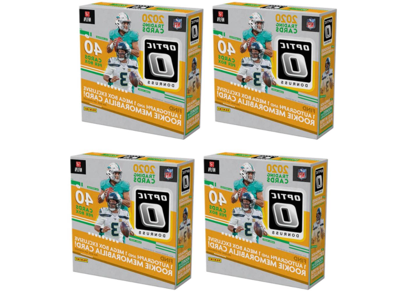 Panini Football Fanatics Mega Box (Red Hyper Parallels) 4x Lot 2020