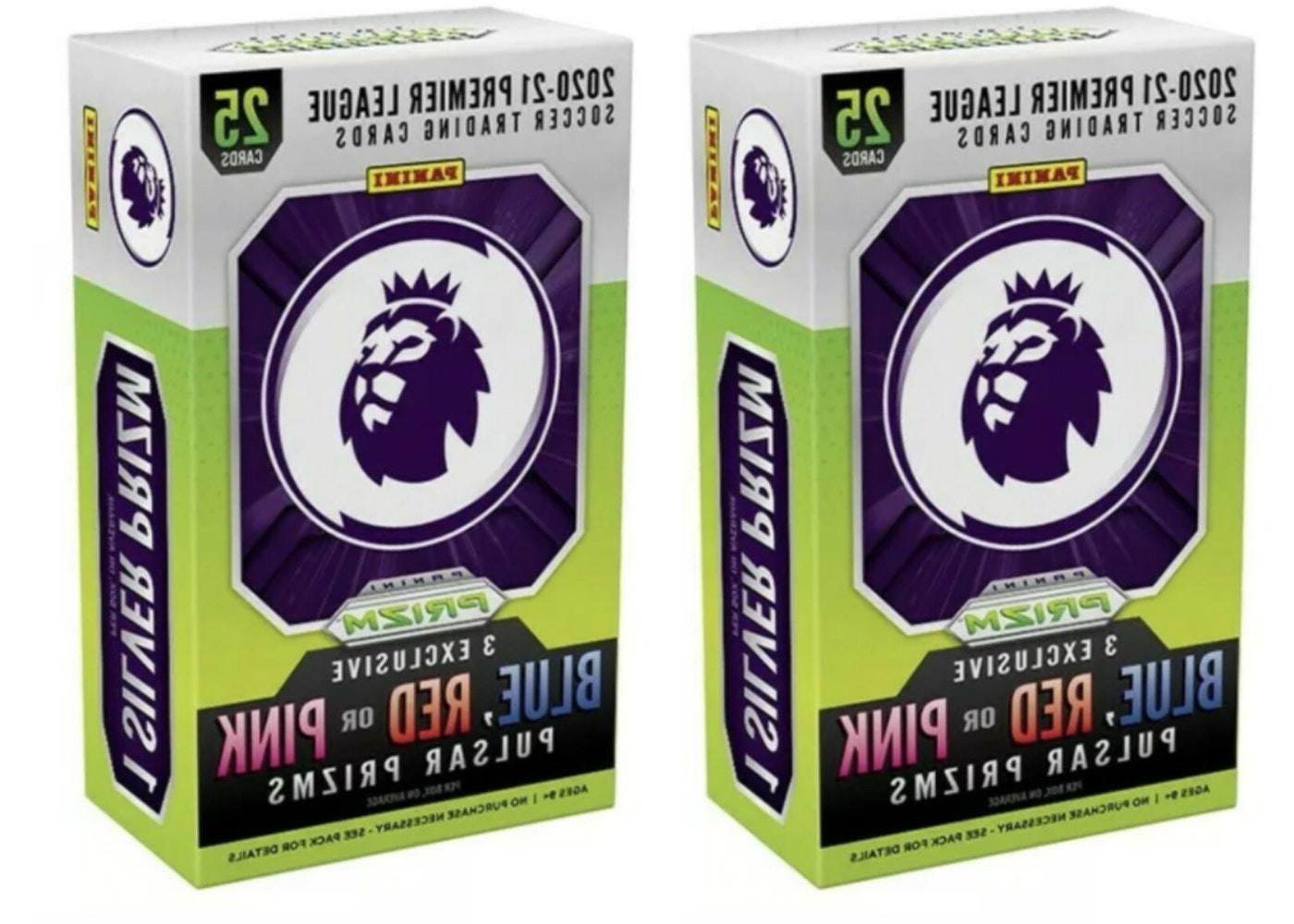 Panini Soccer Cereal Box 2x Lot 202021 Panini Prizm Premier League