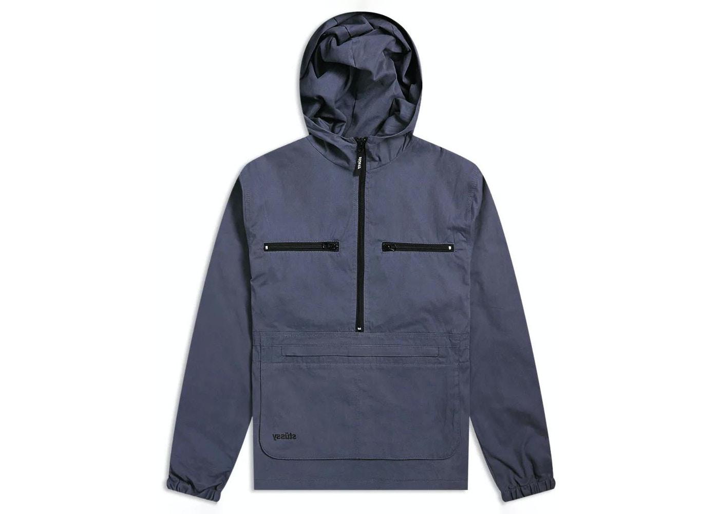 Stussy Big Pocket Anorak Jacket Navy | STUSSY - 슈프라이즈