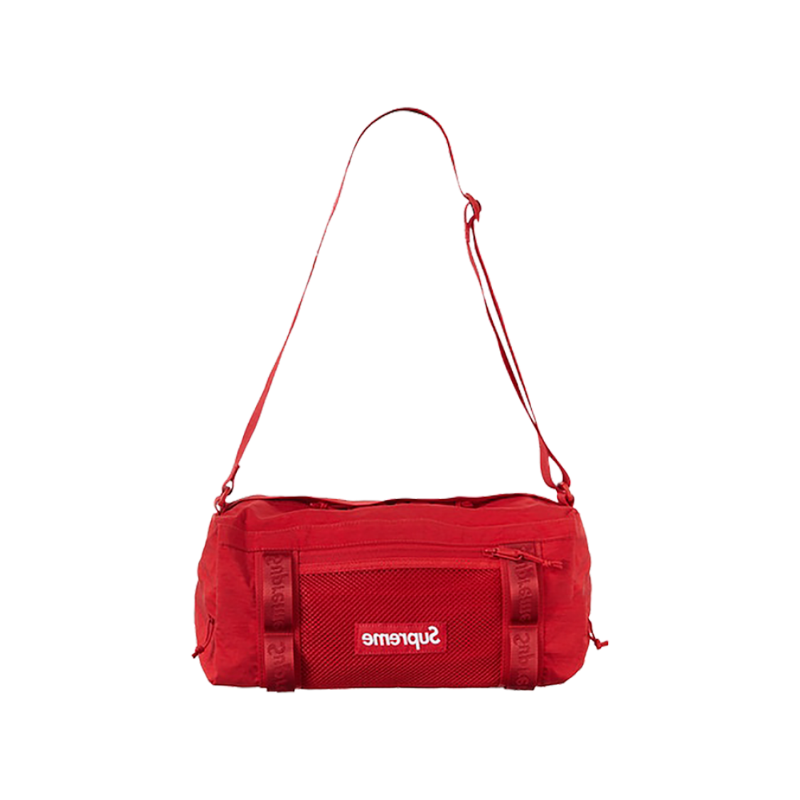 슈프림 미니 더플 백 다크 레드