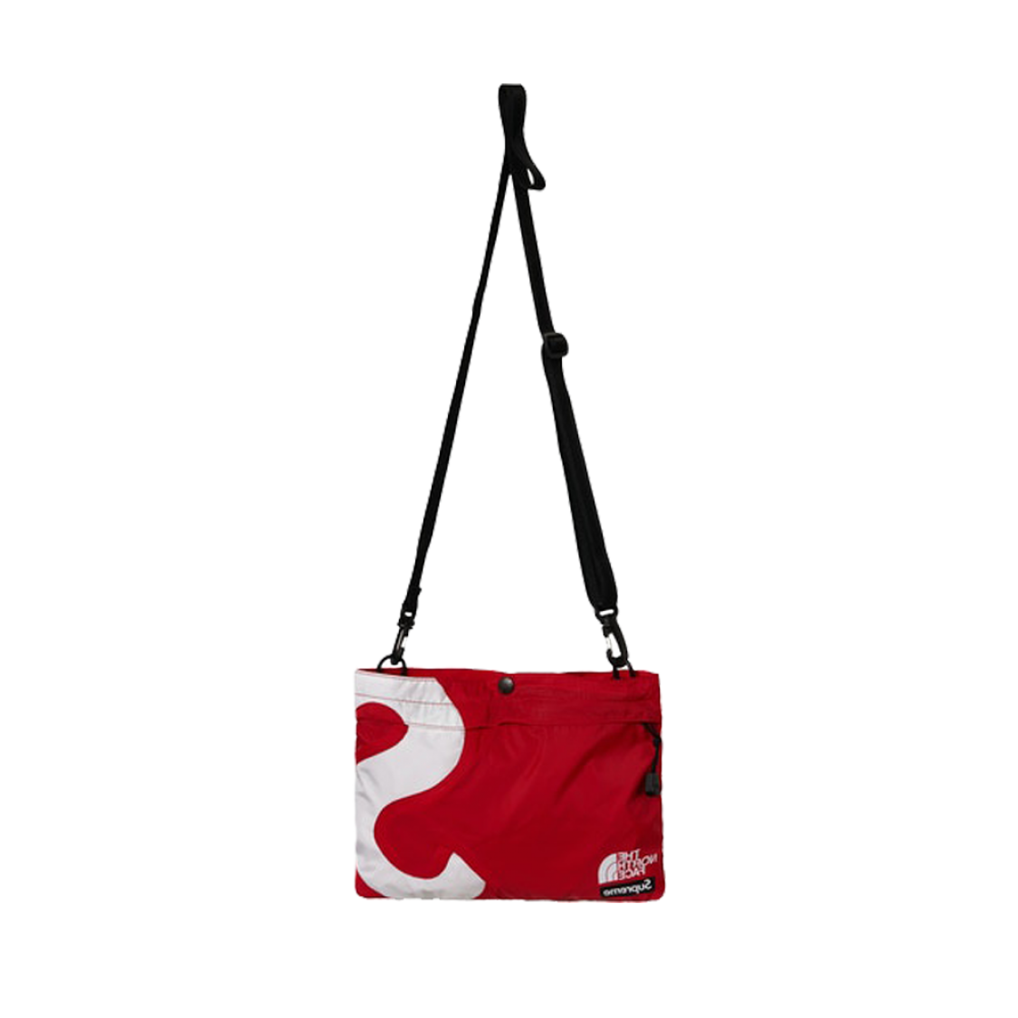 슈프림 더 노스 페이스 S 로고 숄더 백 레드