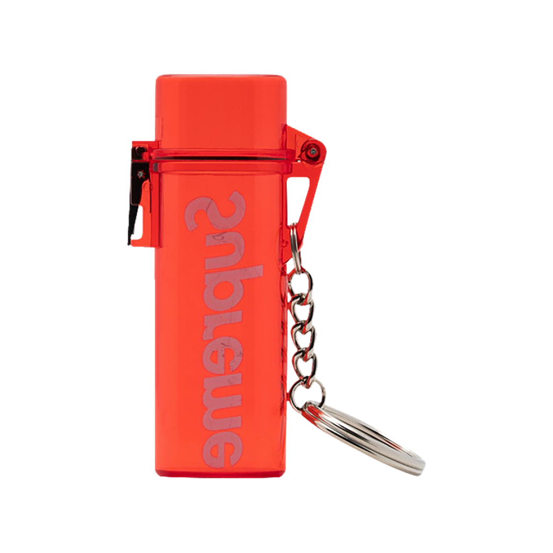 슈프림 워터프루프 라이터 케이스 키체인 레드