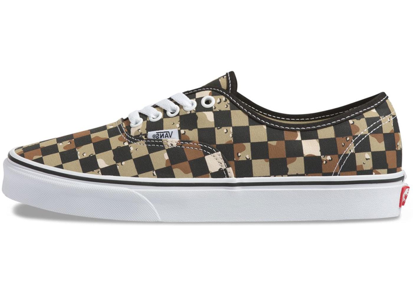Vans Authentic Desert Camo Checkerboard