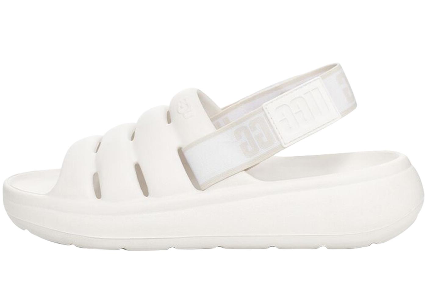 UGG Sport Yeah Slide Bright White (W) 1126811BRWH UGG 슈프라이즈
