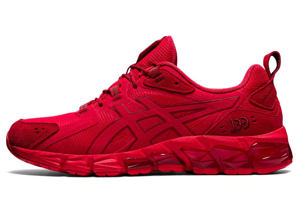 red asics quantum