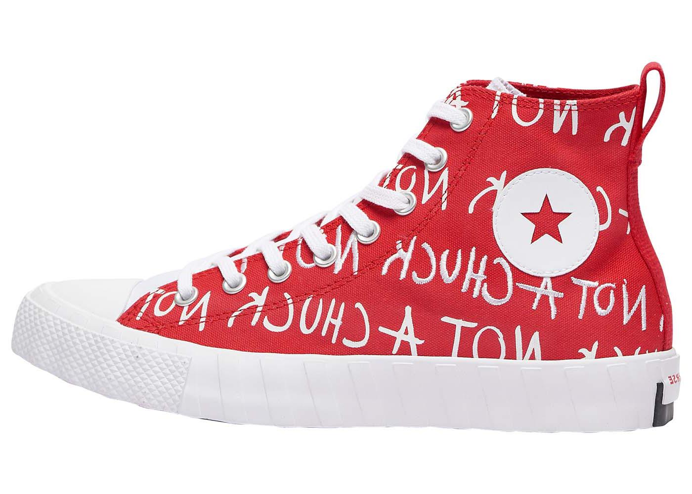 Converse UNT1TL3D Hi Not A Chuck Red
