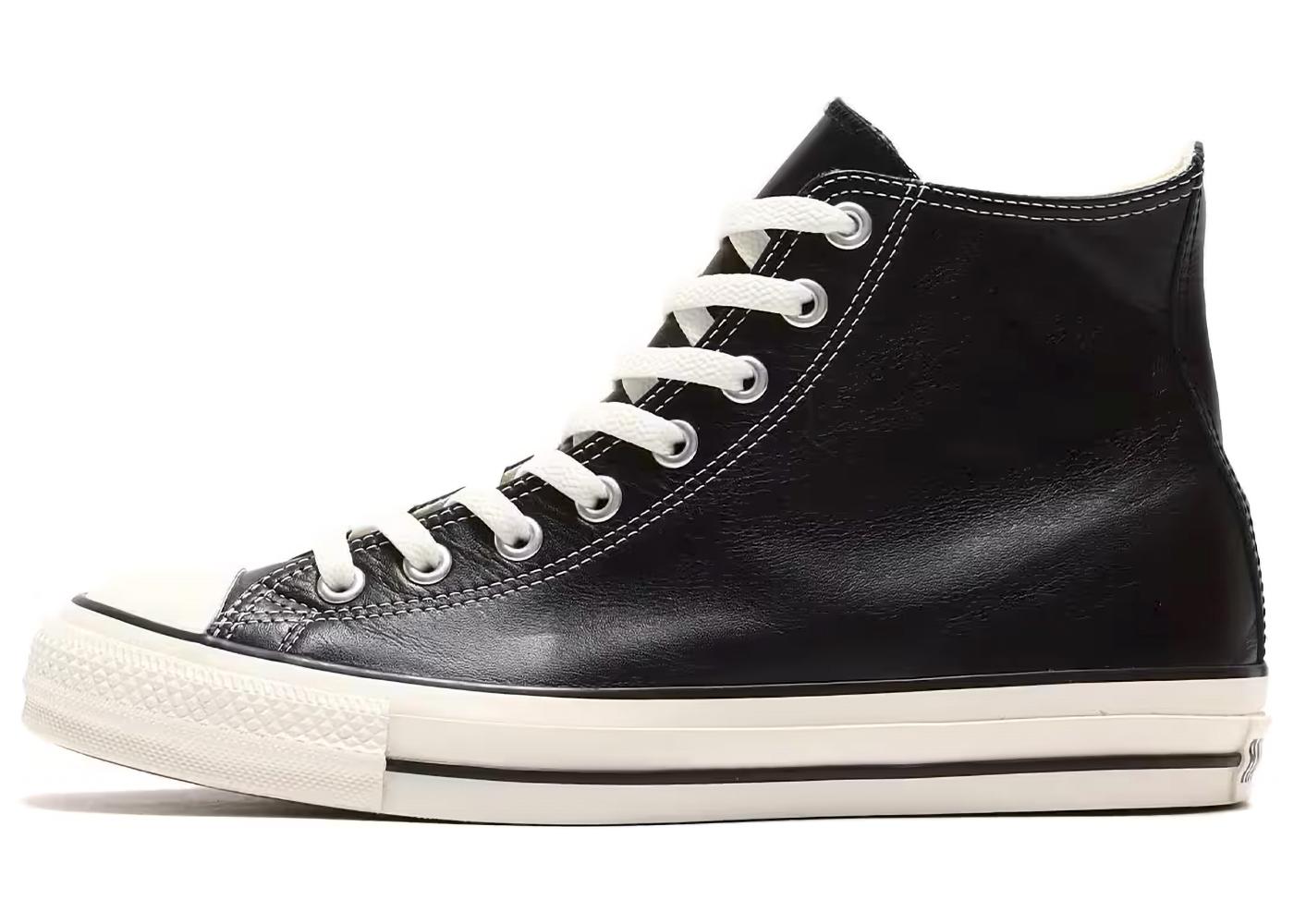 Converse All Star Olive Green Leather Hi Black 31309180 CONVERSE 슈프라이즈