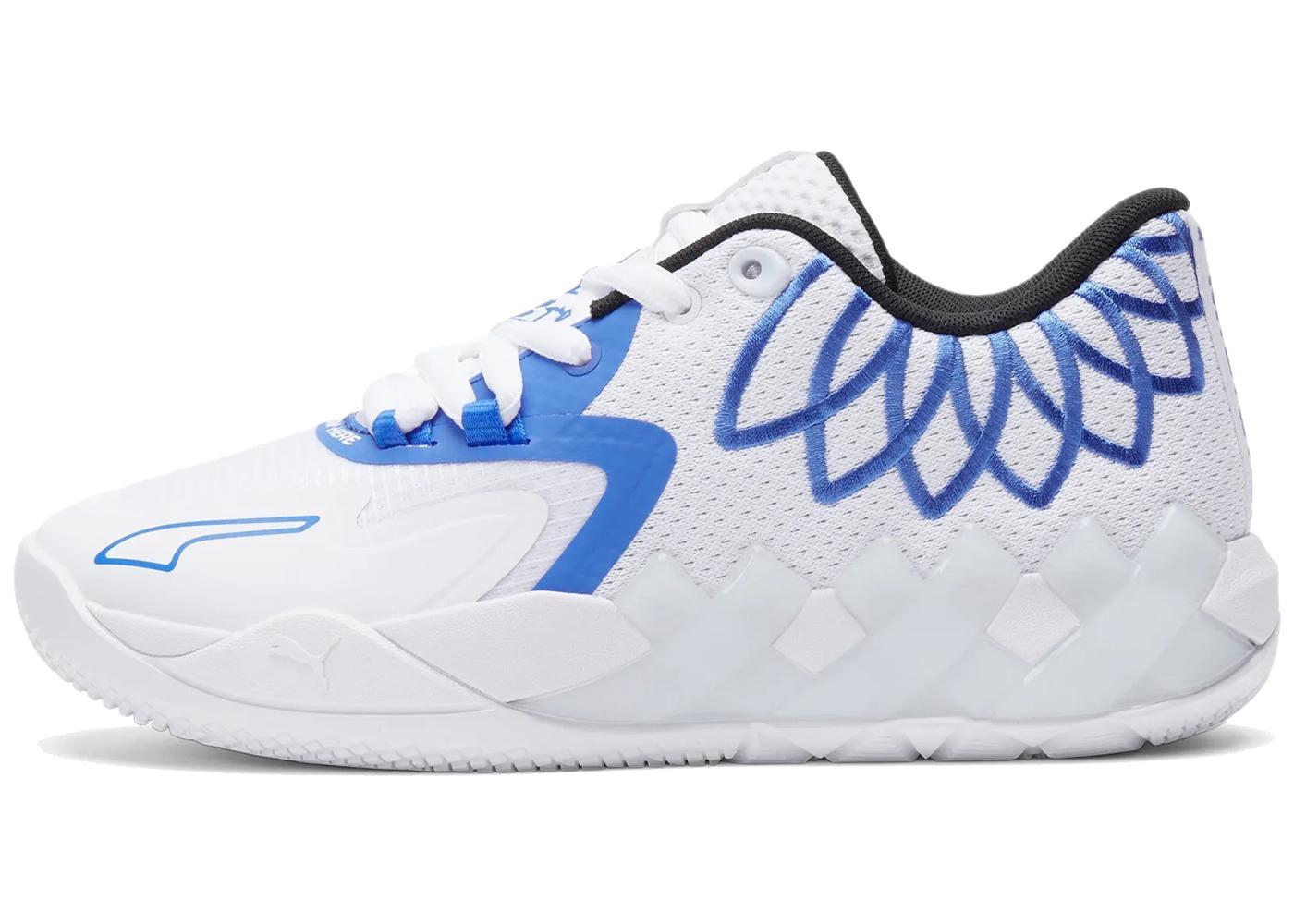 Puma LaMelo Ball MB.01 Lo Team Colors White Bluemazing (GS) 37736811