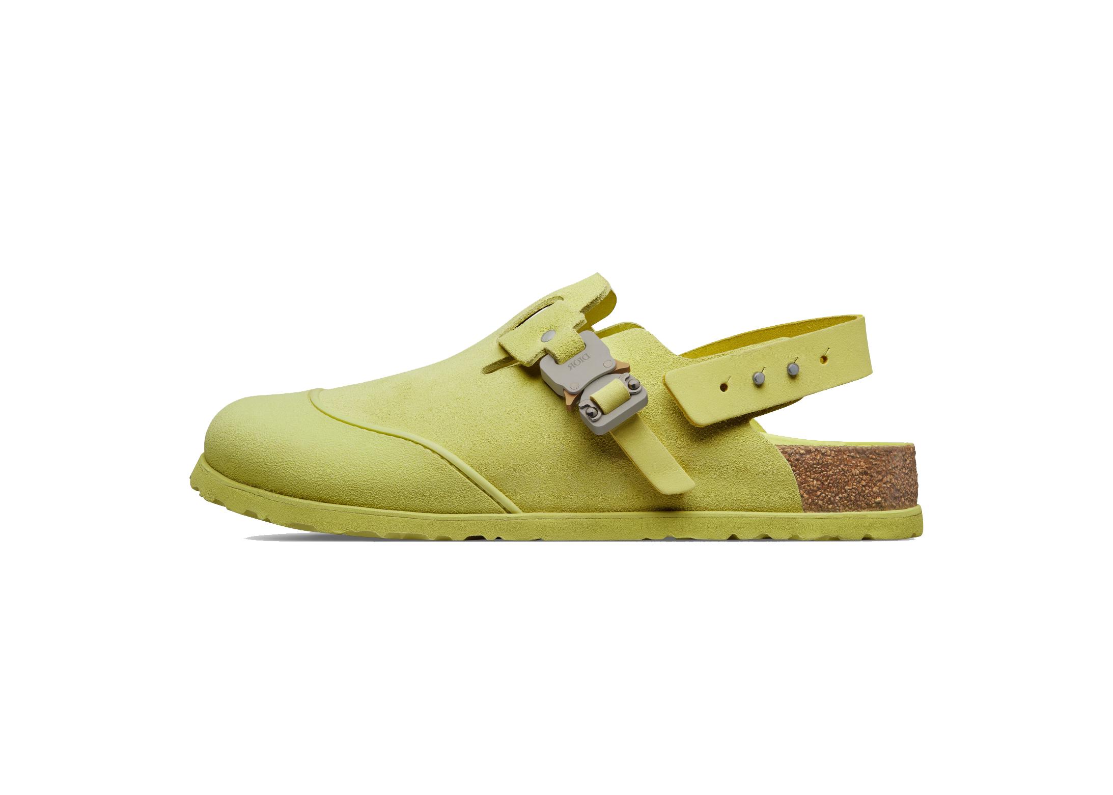 CC 25 Dad Sandal Mule Yellow Calfskin