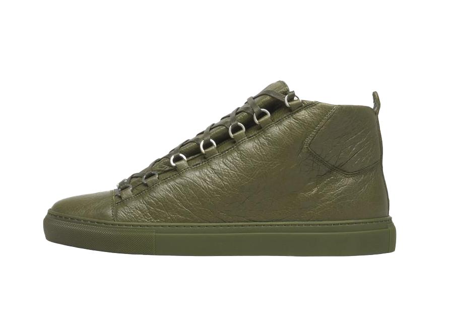 balenciaga arena low mens olive