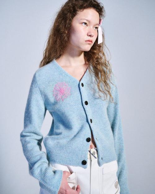 Raccoon Blended Cardigan Round main image 1
