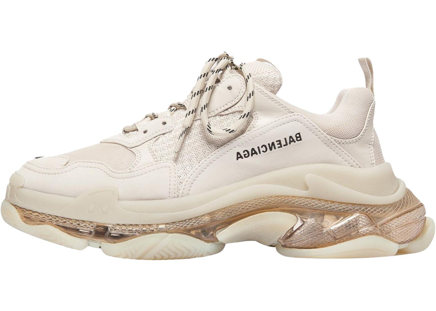 balenciaga off white shoes