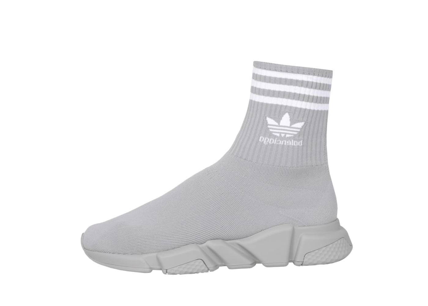 grey balenciaga speed trainer
