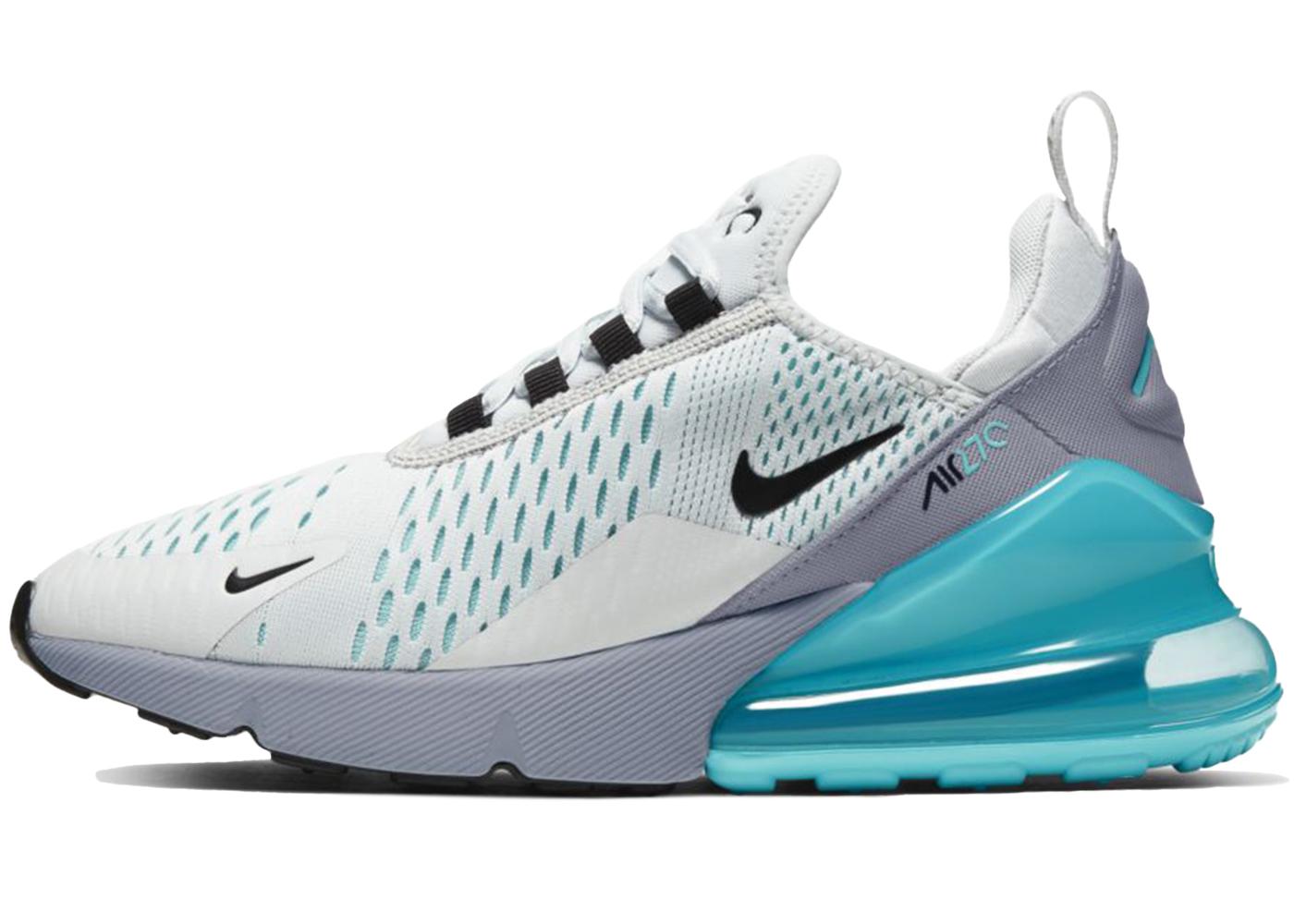 womens air max 270 platinum aurora green