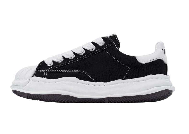 mihara-yasuhiro-blakey-og-sole-canvas-low-black-no-logo-a06fw704