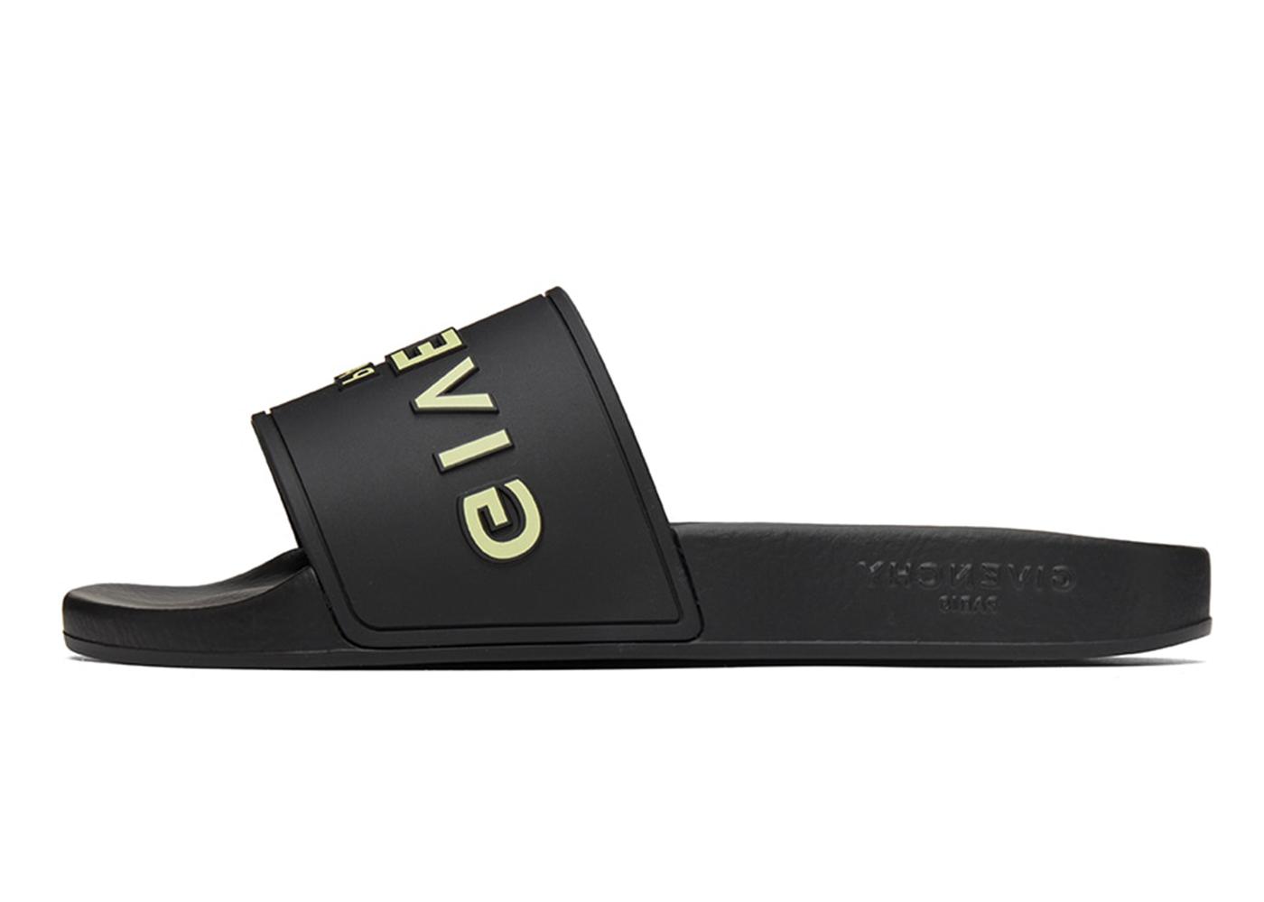 Givenchy Paris Flat Sandals Black Yellow BH300HH0EP-003 | GIVENCHY - 슈프라이즈