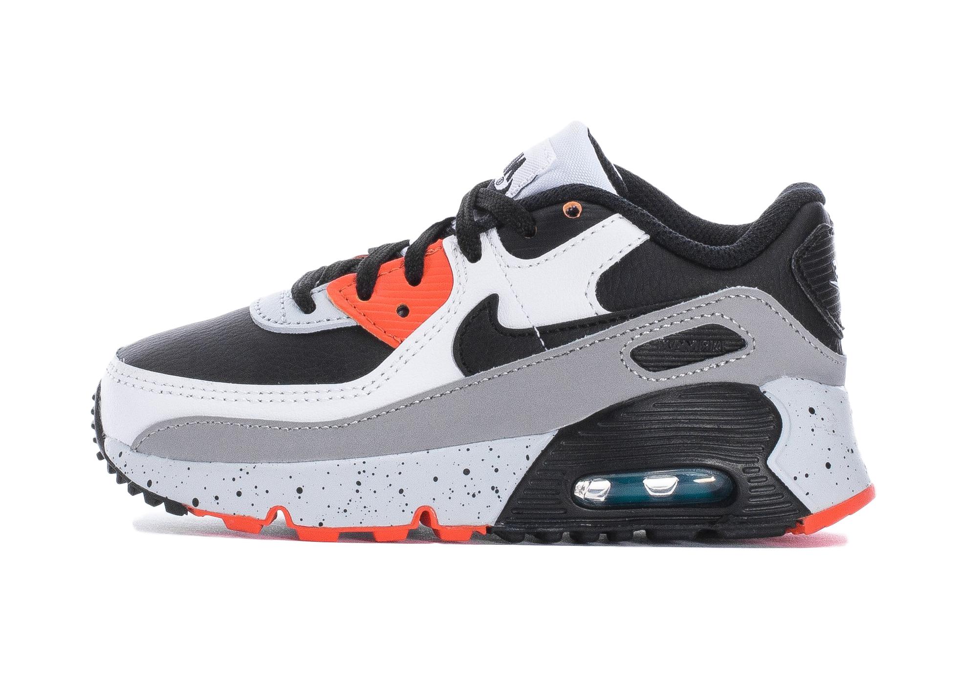 Nike Air Max 90 White Black Orange (TD) CD6868-110 | NIKE - 슈프라이즈