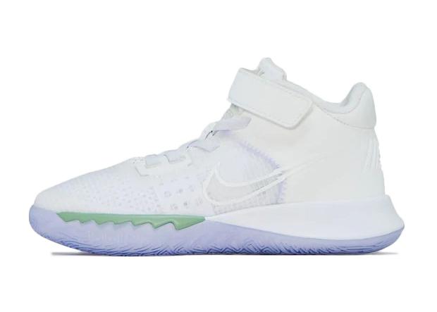 white kyrie flytrap
