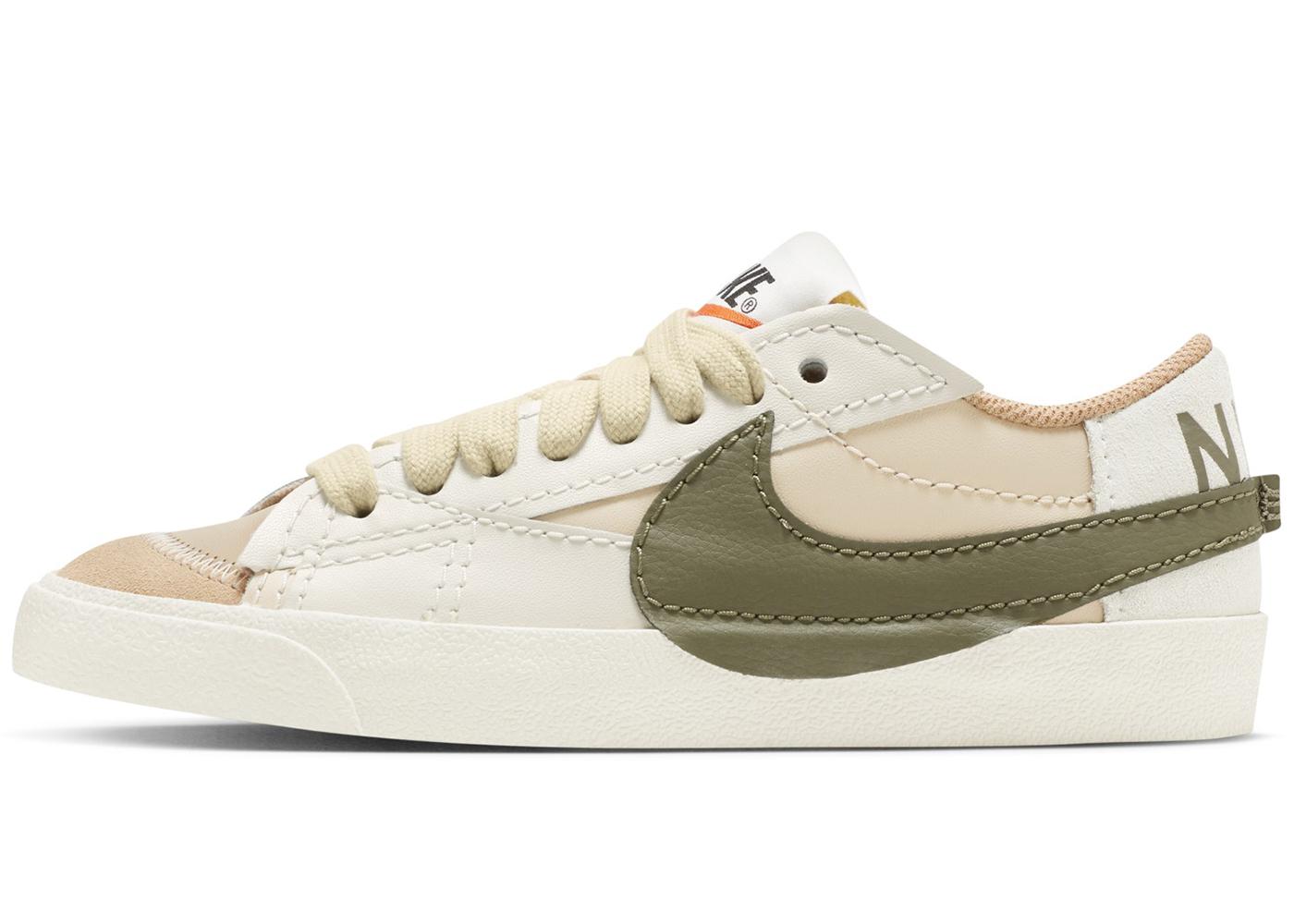 nike blazer low olive