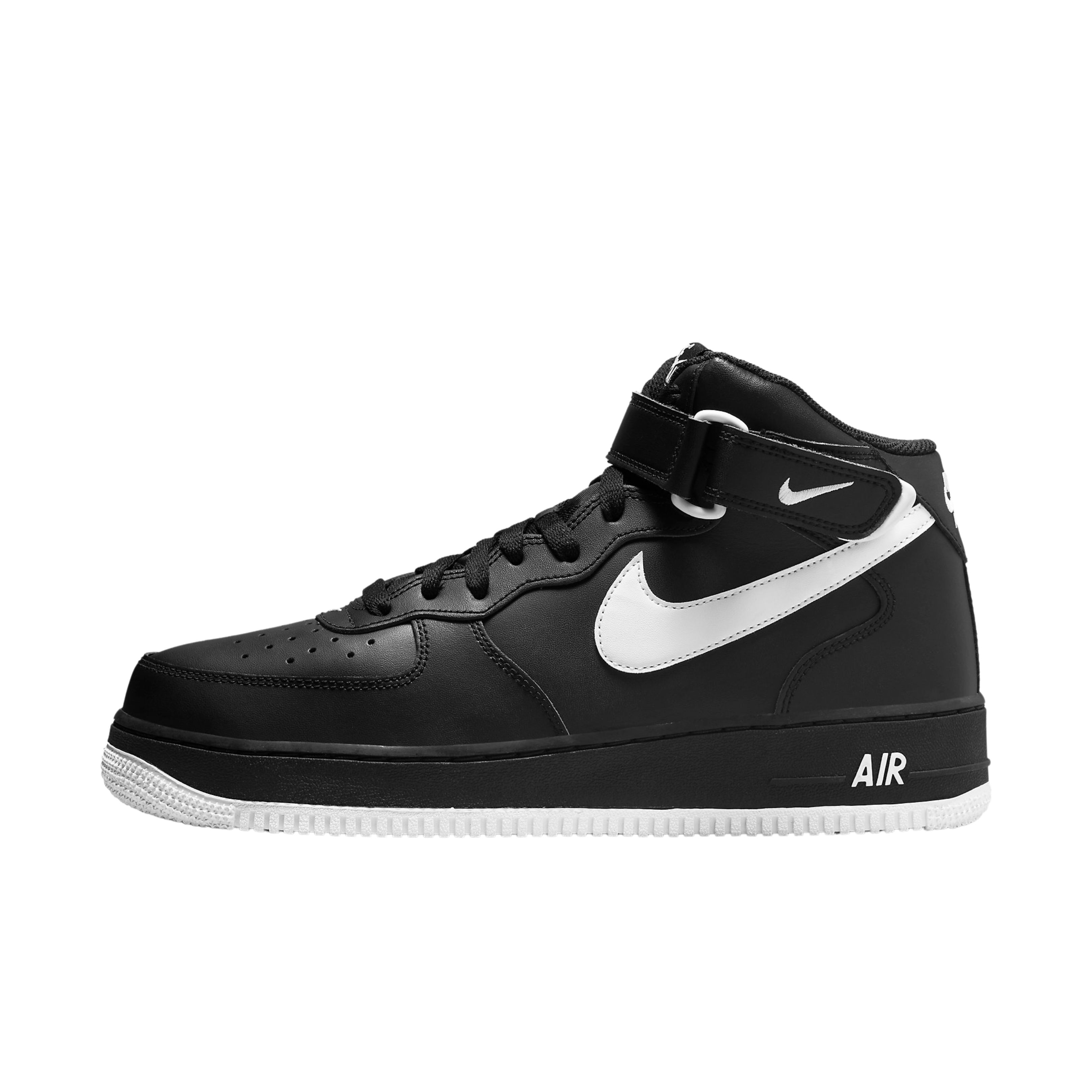 nike air force 1 mid 07 black