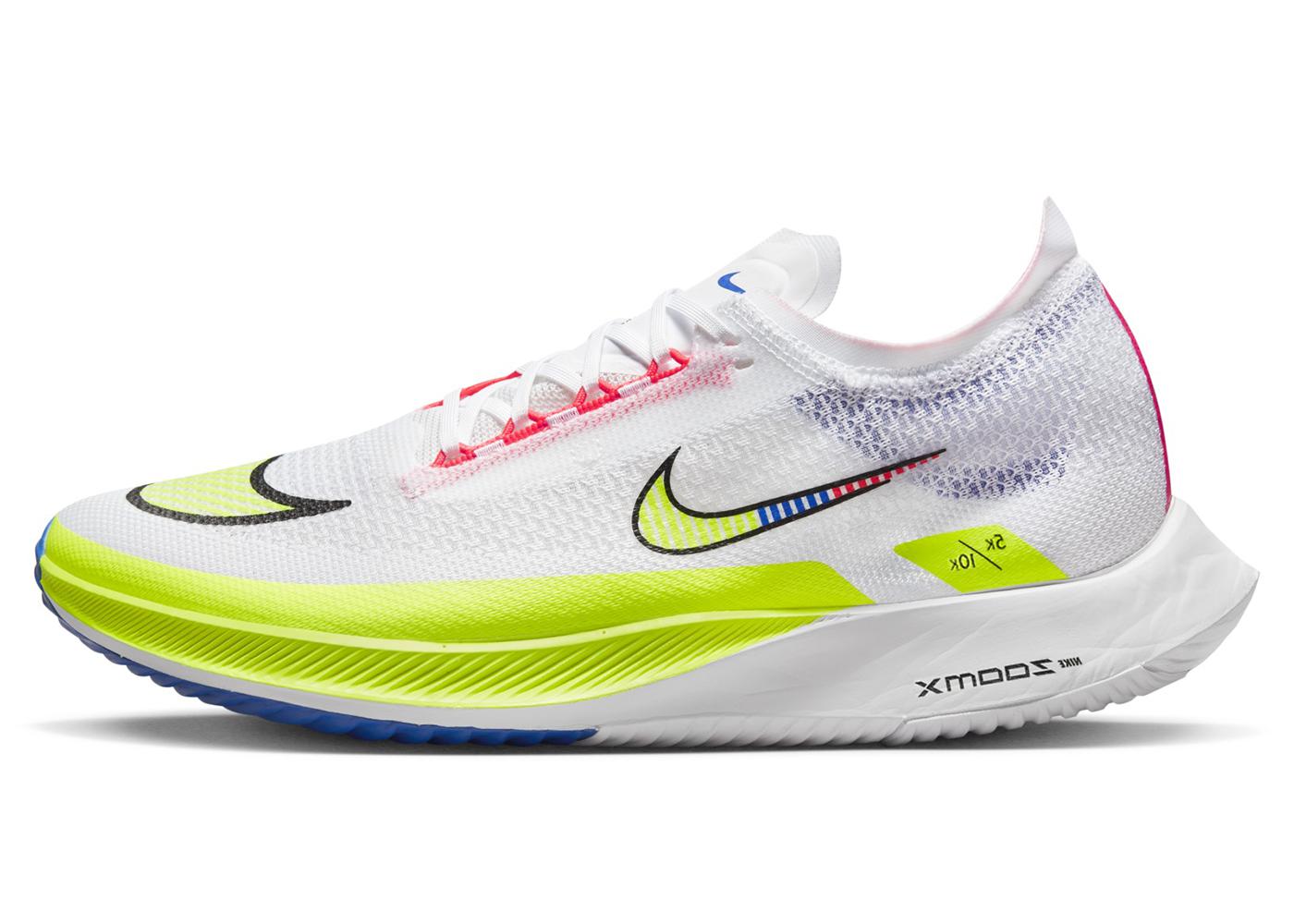 Nike ZoomX Streakfly Premium White Volt Racer Blue
