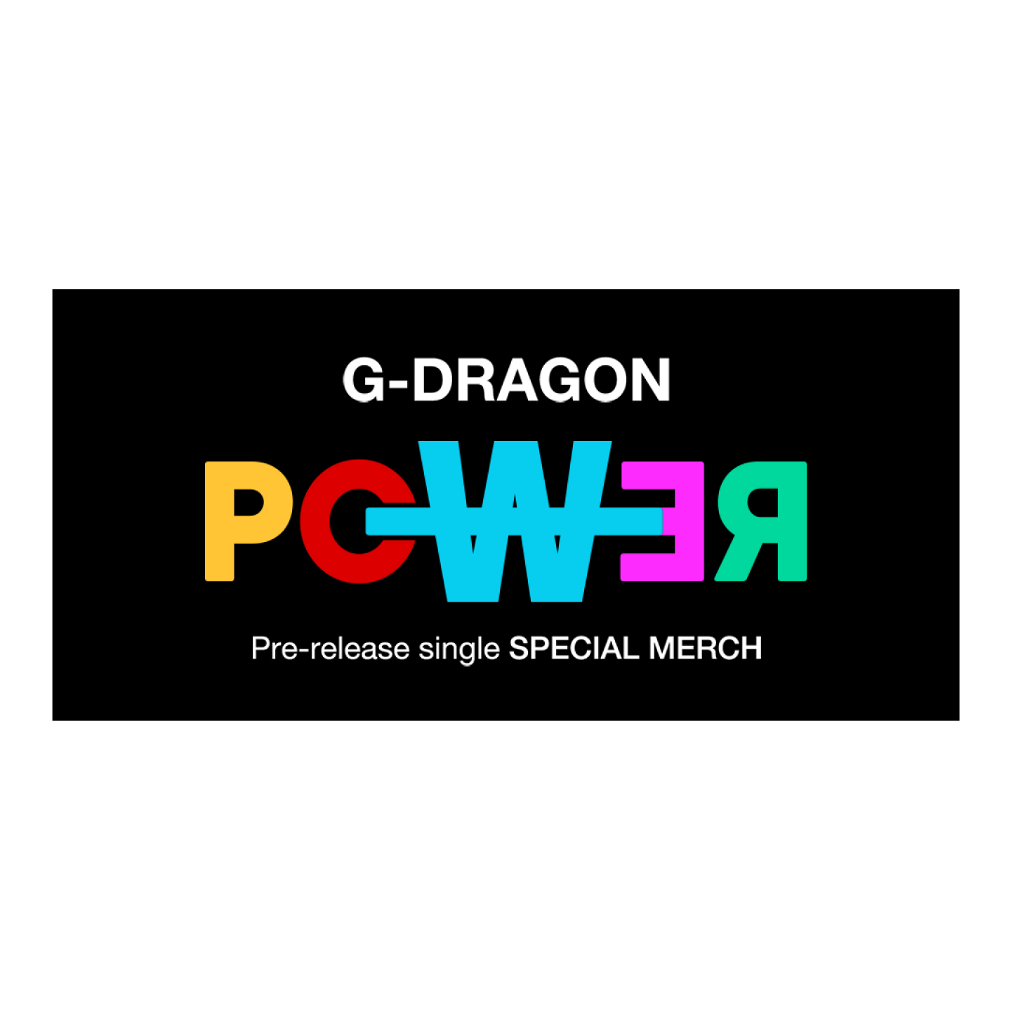 지드래곤 파워 프리 릴리즈 싱글 스페셜 머천 GD-PPR-SSM | G-DRAGON - 슈프라이즈