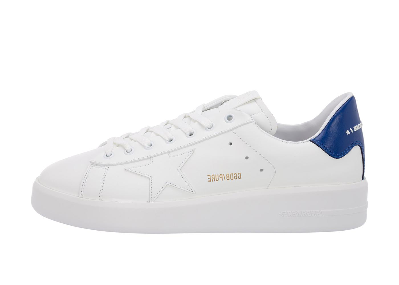 Golden Goose Purestar Leather White Bluette GMF00197F00053910327
