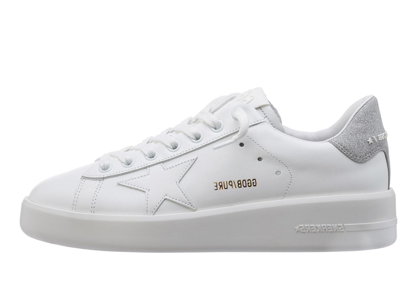 Golden Goose Purestar White Silver (W) GWF00197F00053810185 GOLDEN