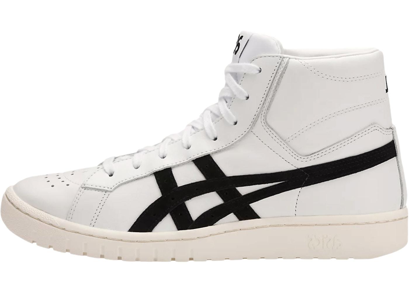 asics gel ptg white black