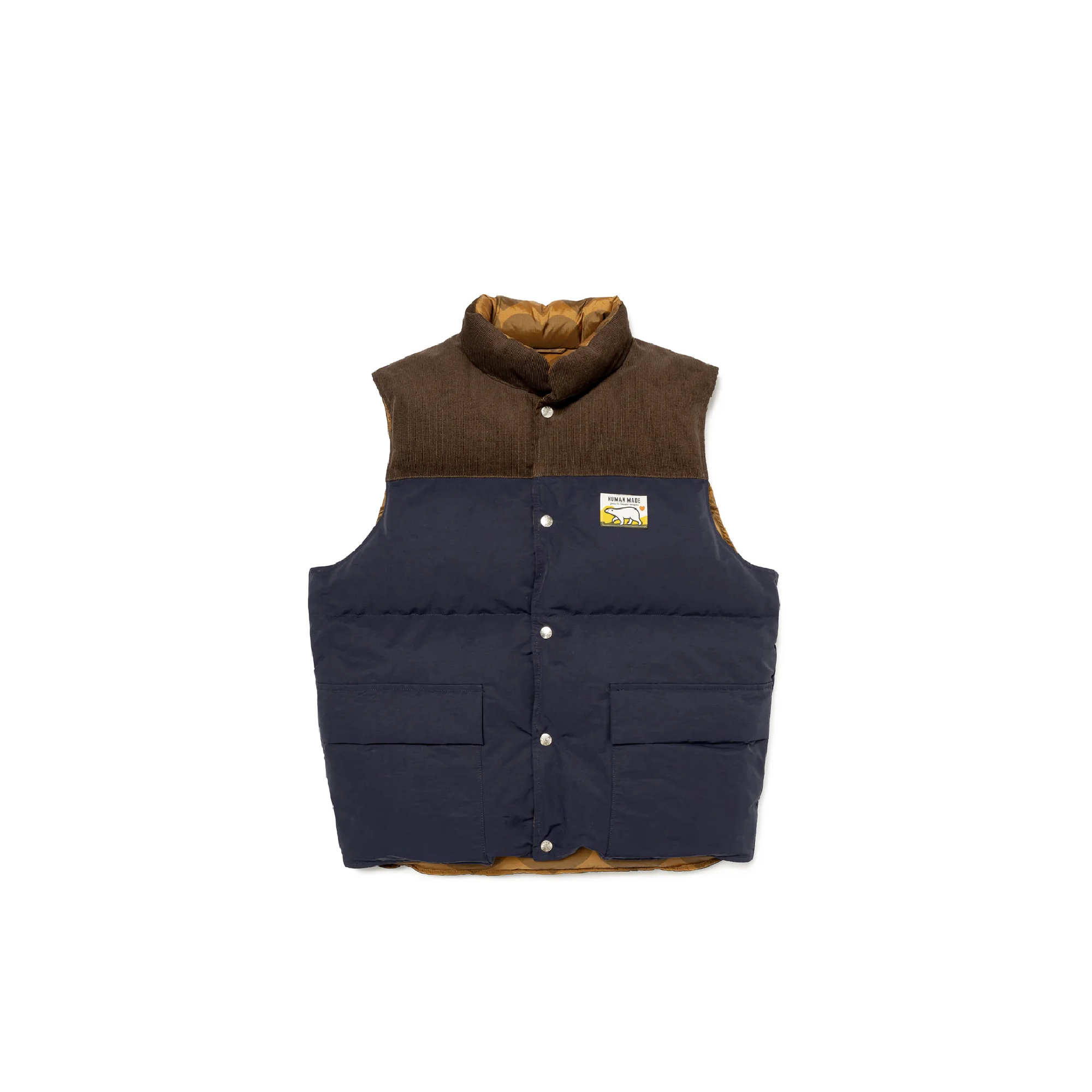 휴먼메이드 리버시블 다운 베스트 네이비 HM26JK030-NAVY | HUMAN MADE HUMAN MADE Reversible Down Vest 