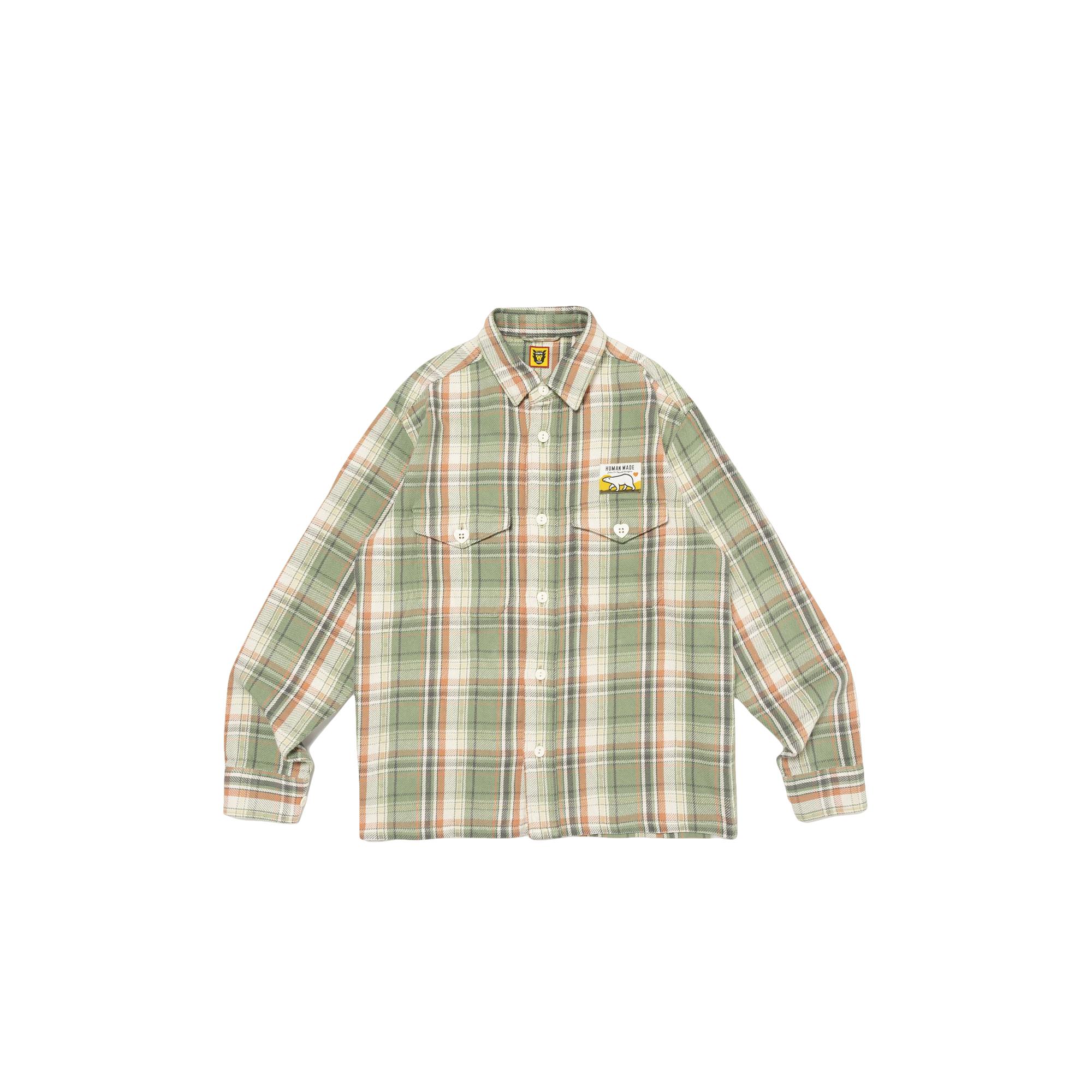 휴먼메이드 체크 롱슬리브 셔츠 그린 HM26SH010-GREEN | HUMAN MADE 
