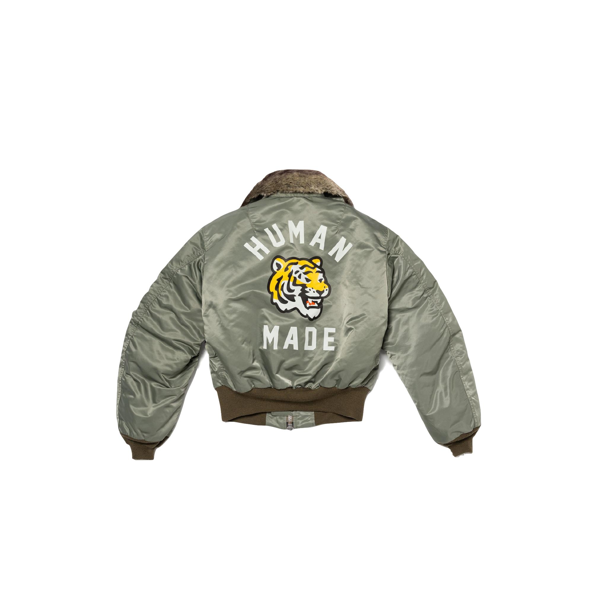 21SS HUMAN MADE FLIGHT JACKET ジャケット カーキ 21SS HUMAN MADE FLIGHT JACKET ジャケット カーキ（Human made