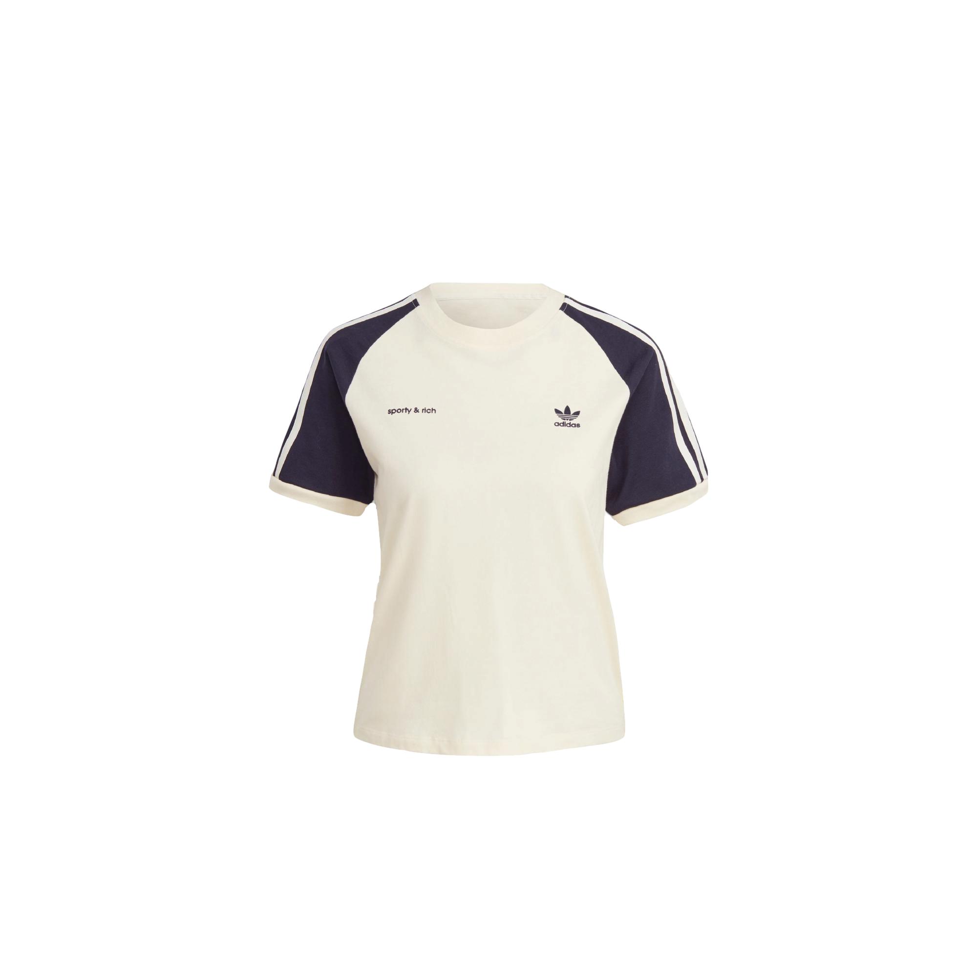 스포티앤리치 x 아디다스 오리지널스 티 크림 화이트 IN5251 | ADIDAS ORIGINALS - 슈프라이즈