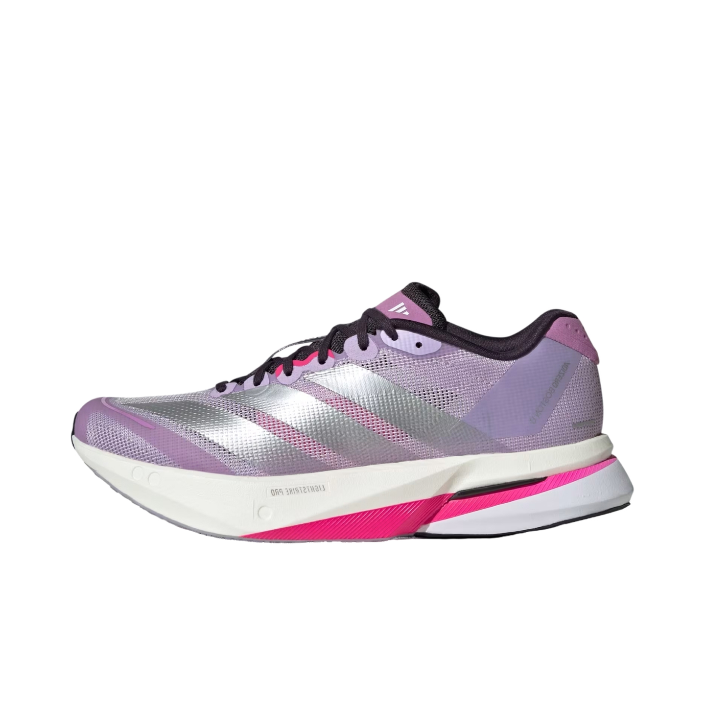 아디다스 아디제로 보스턴 13 우먼스 파우더 플럼 실버 메탈릭 JS4955 | ADIDAS - 슈프라이즈