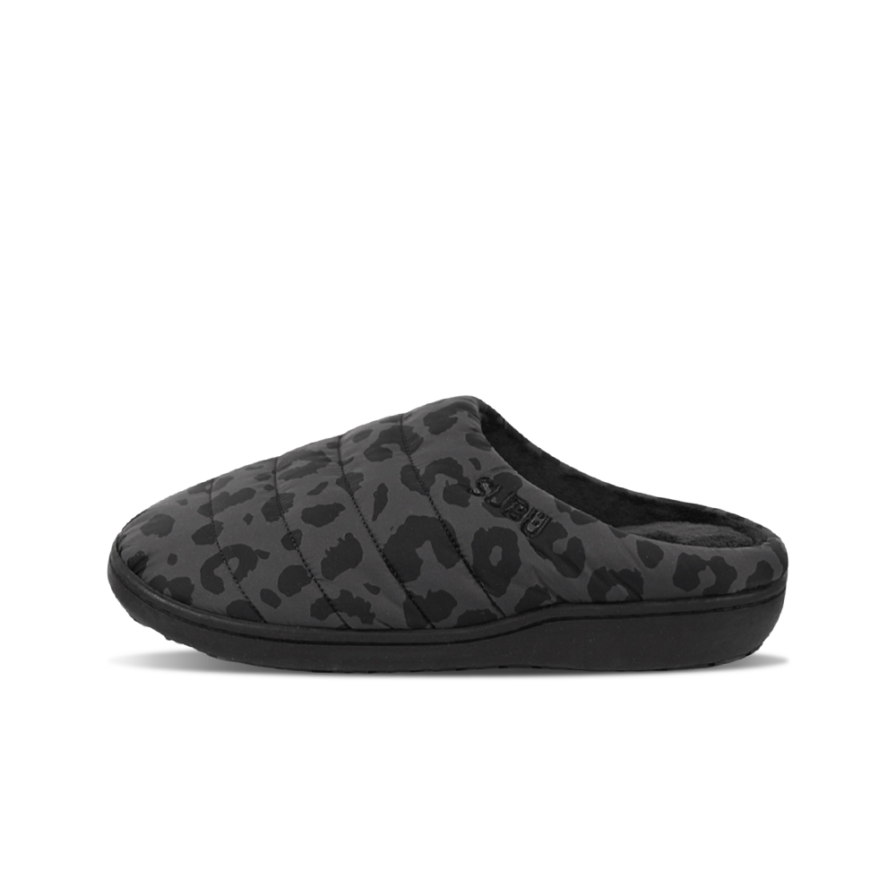 스부 다운 샌들 레오파드 차콜 KR120 SUBU 슈프라이즈