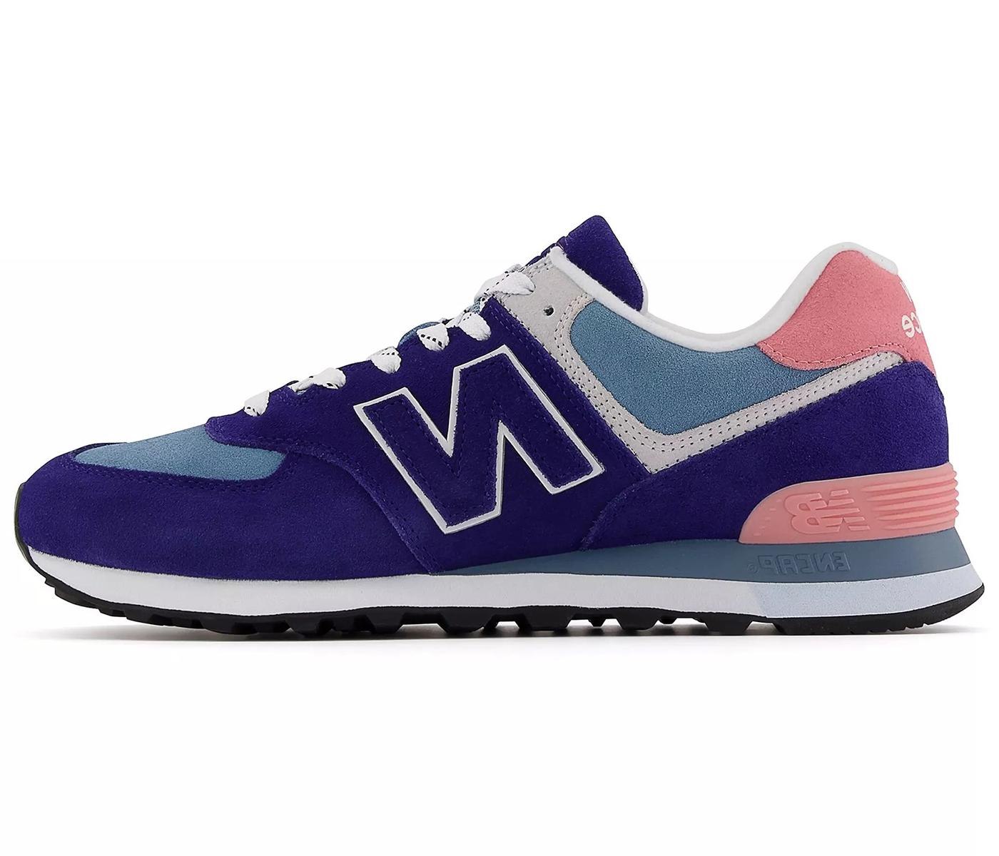 New Balance 574 Navy Natural Pink