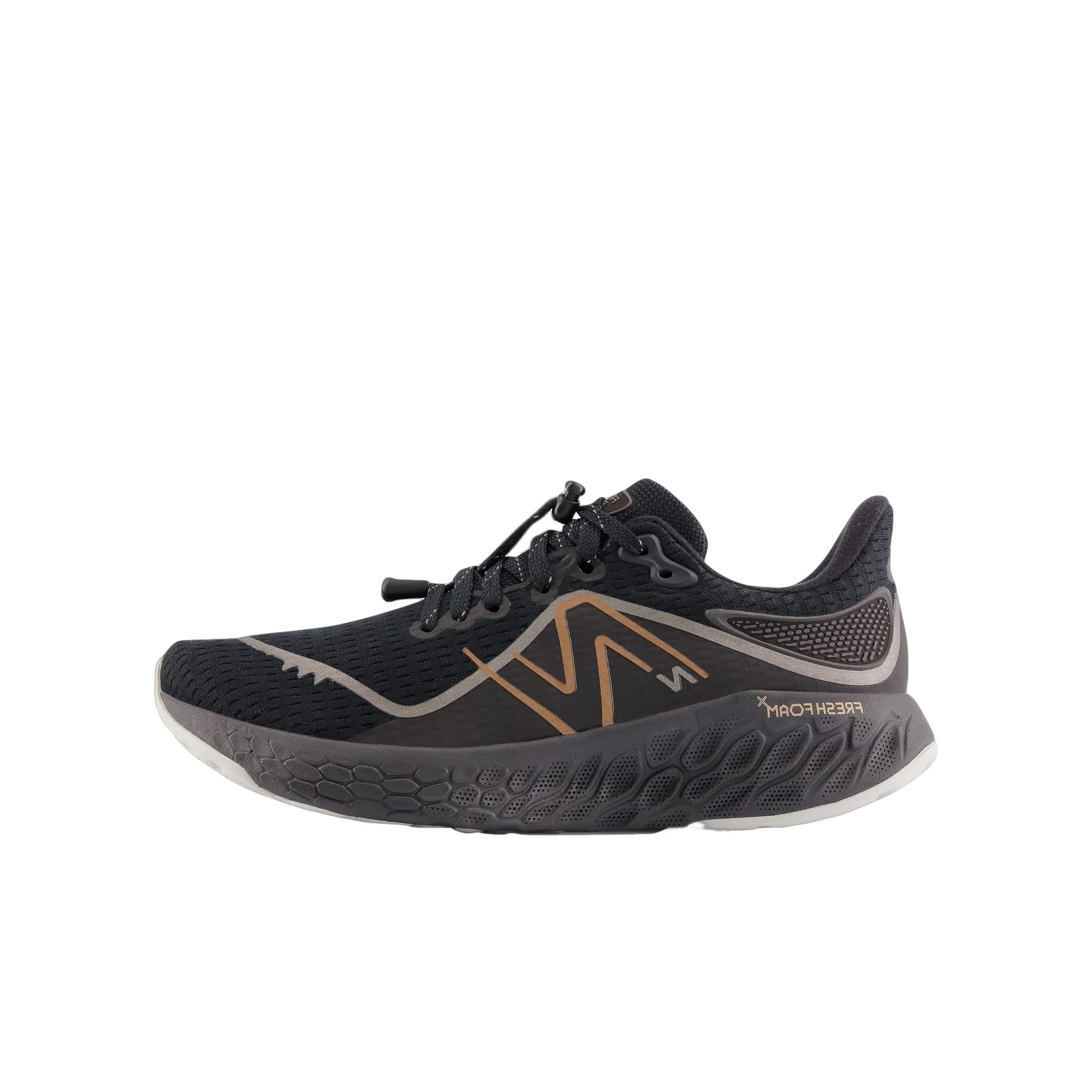 뉴발란스 프레쉬폼x 1080 V12 퍼마프로스트 팩 우먼스 블랙 골드