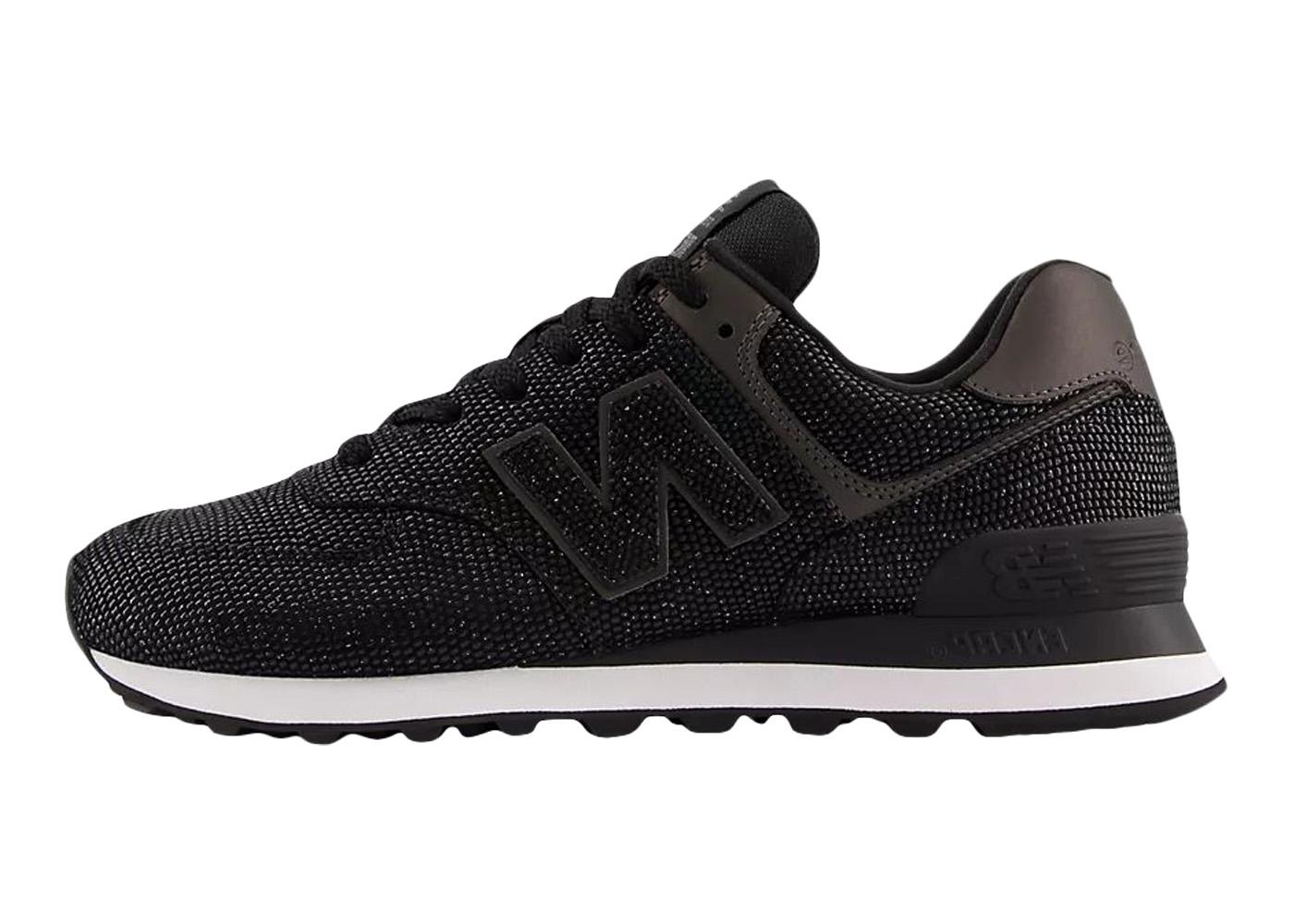 New Balance 574 Snakeskin Black (W)