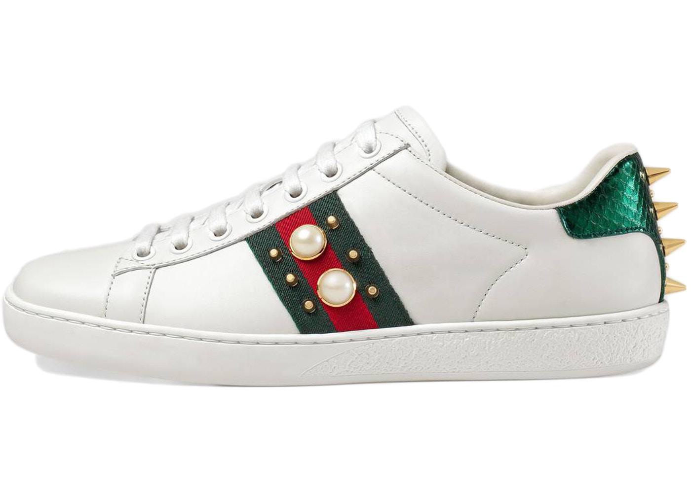 Gucci Ace Studded Pearl (W) _431887A38G09064 GUCCI 슈프라이즈