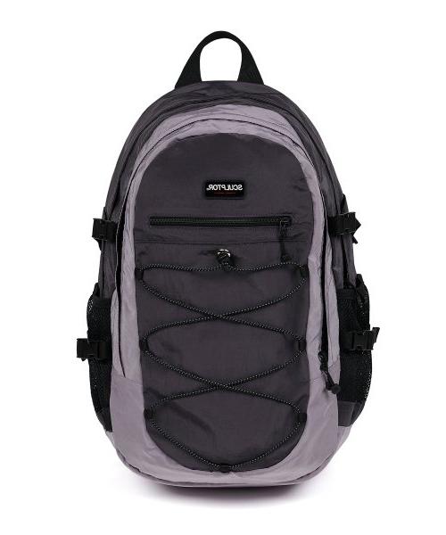 Nylon String Rucksack Gray/Mauve m1037_746224 | SCULPTOR - 슈프라이즈
