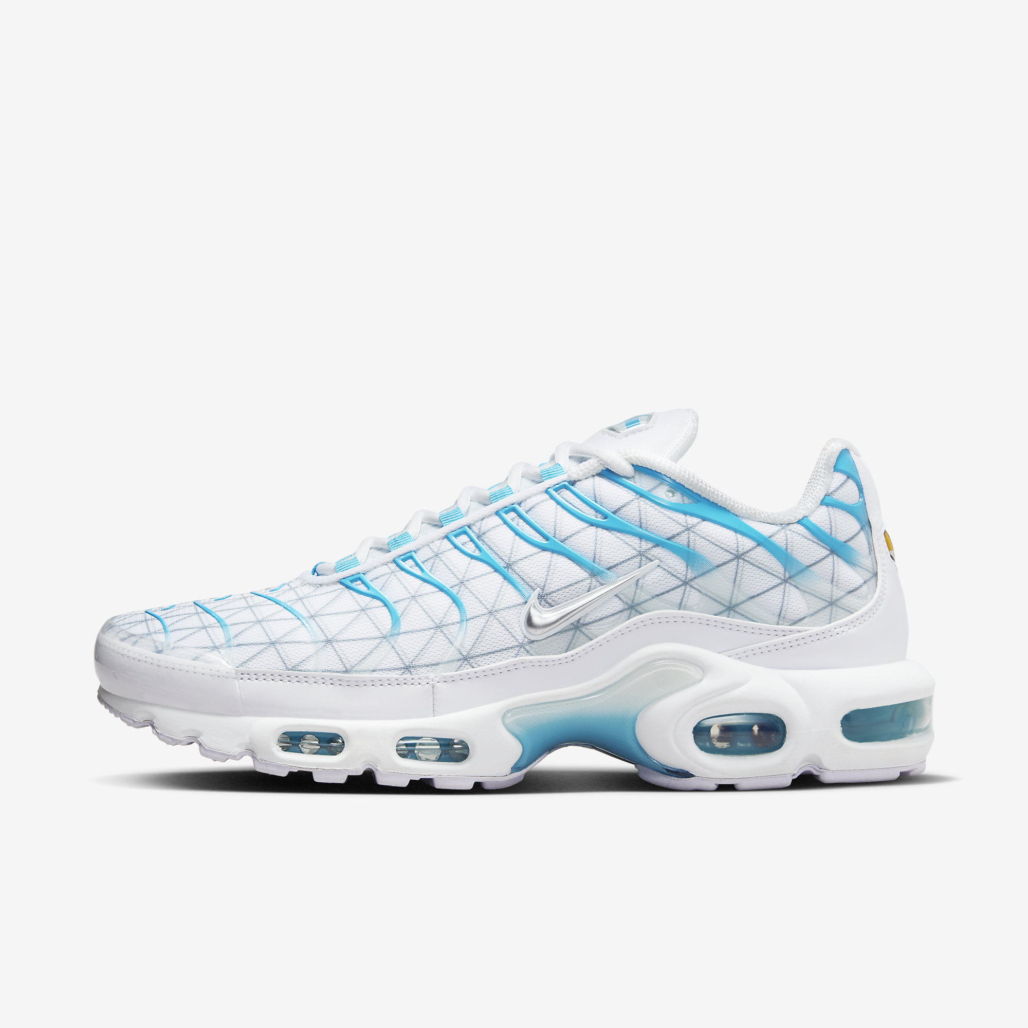 air max plus white light aqua