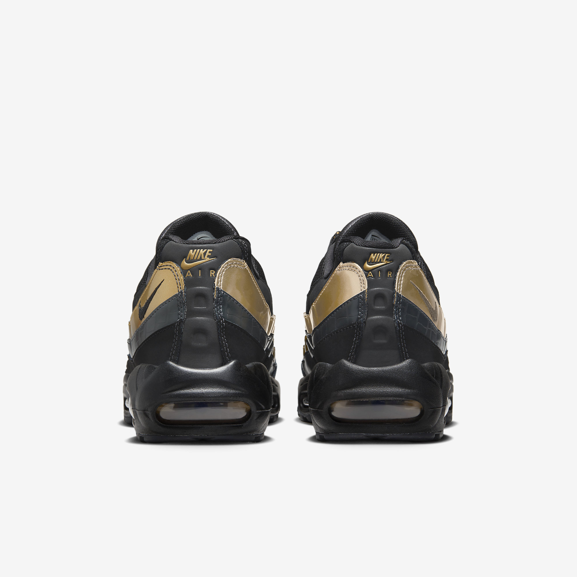 nike air max 95 black metallic gold