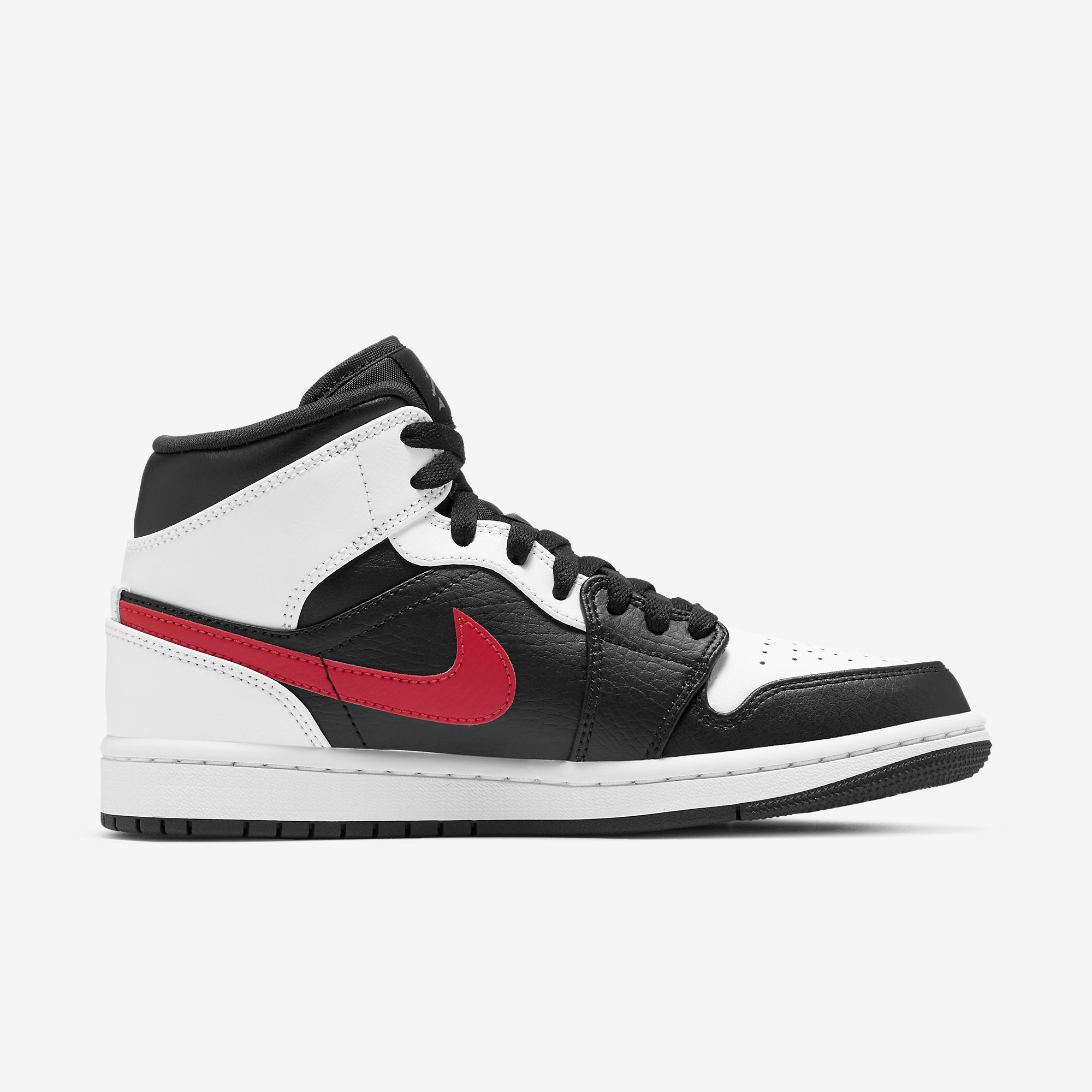 에어 조던 1 미드 블랙 칠리 레드 554724075 JORDAN 슈프라이즈