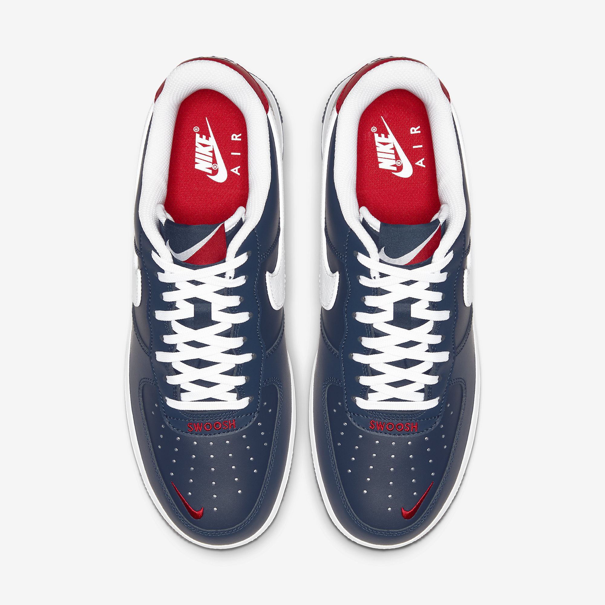 nike air force 1 low swoosh pack navy