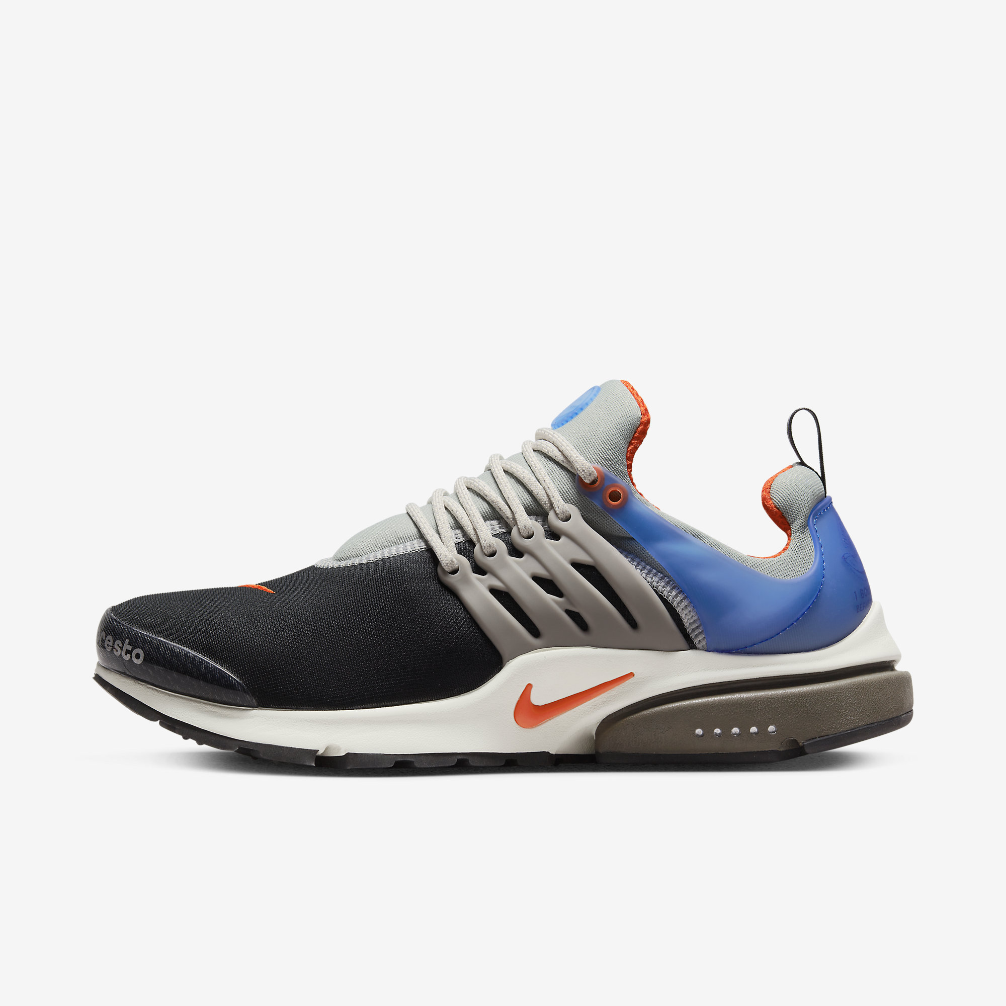 nike presto black orange