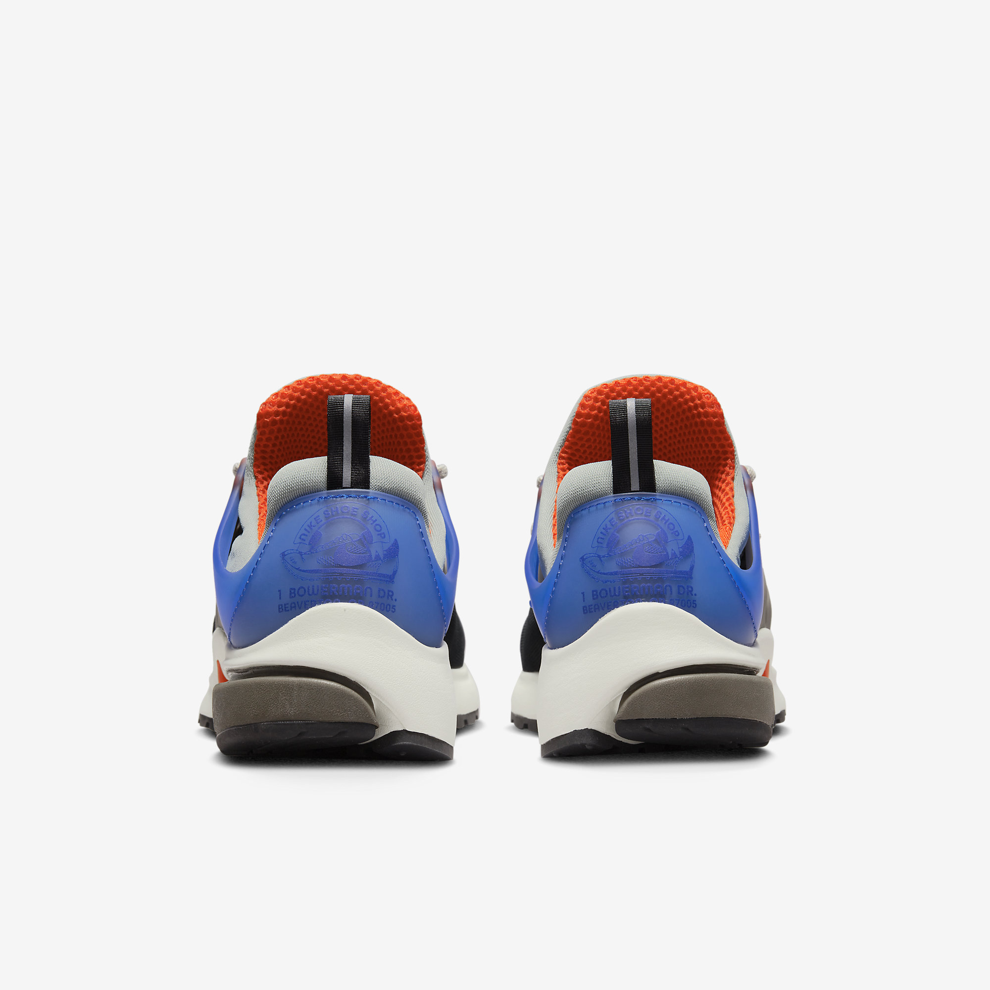 nike presto black orange